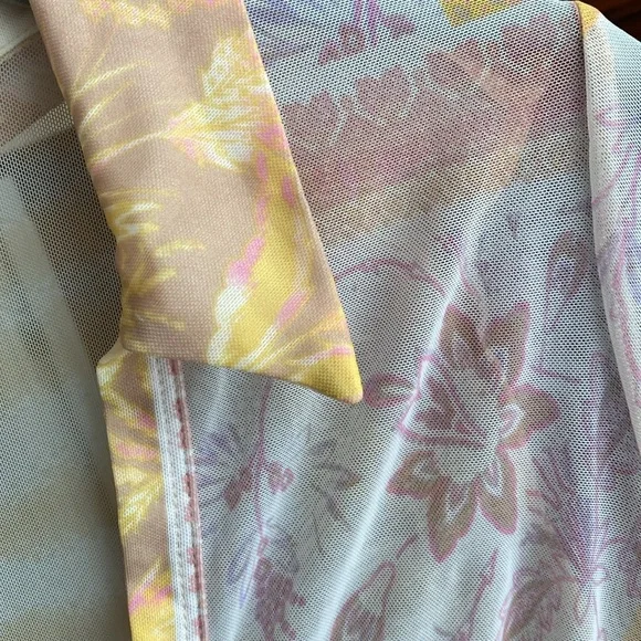 FREE PEOPLE sheer long sleeve top - Picture 7 of 8